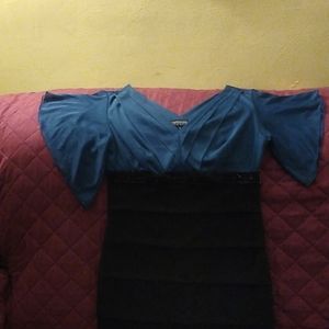 En Focus Studio Women's Black Stretch Size 4 Dress